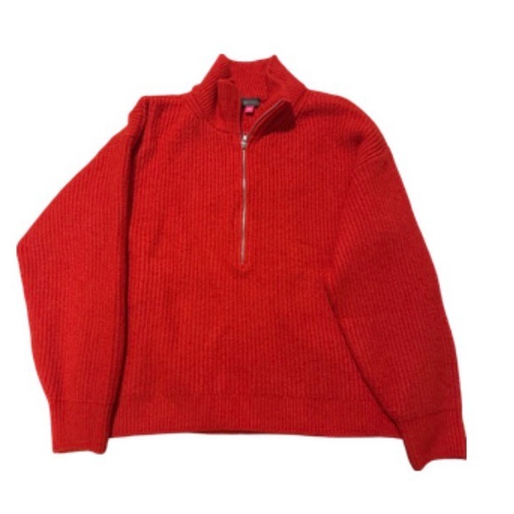 Vince Camuto Vibrant Red Cowl Neck Sweater - Picture 2 of 2